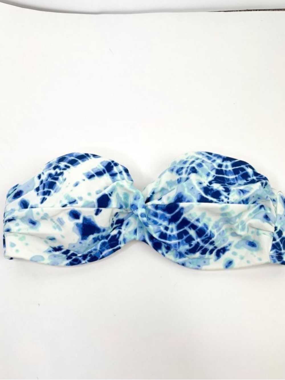 32C Victoria's Secret Blue & White Tie-Dye Bikini Top
